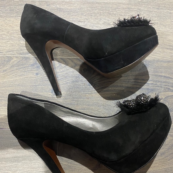 Black platform stilettos - Picture 2 of 3